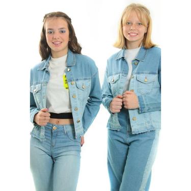 Imagem de Jaqueta Jeans Menina Duo Color-Feminino