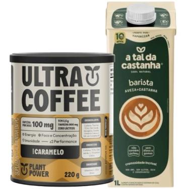 Imagem de Ultracoffee Caramelo Plant Power 220g e Bebida Barista A Tal da Castanha 1L