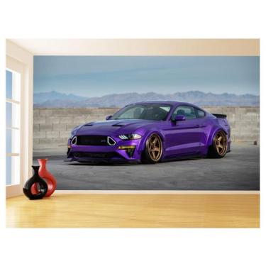 Imagem de Papel De Parede 3D Carro Ford Mustang Poney Car 3,5M Car94 - Você Deco