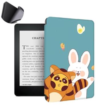 Imagem de Yzlvigrous Capa para Kindle Paperwhite 12th/Coloroft Signature Edition 1ª Geração 2024, Tampa Traseira de TPU Macia de 7 Polegadas com Sono/acordamento Automático, Modelo: SA568B/SA569P/SA59CP