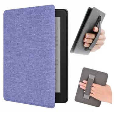 Imagem de Yzlvigrous Capa para Kindle Paperwhite 7/6/5ª Geração 2015/2013/2012, Textura de Pano de 6 Polegadas Ultra Slim PU Tampa com Sono Automático/despertar E Alça, Modelo: DP75SDI/EY21