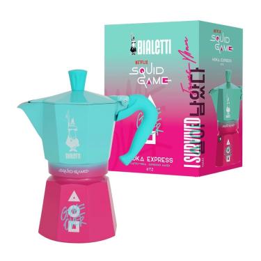 Imagem de Cafeteira Moka Express 3 Xic Squid Game Round 6-bialetti