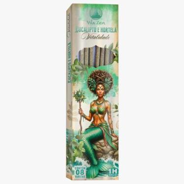 Imagem de Incenso Vila Zen Linha Encanto das Águas 0% Carvão Cx 8 Var Modelo:Euc