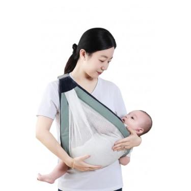 Imagem de Sling Canguru Carregador De Bebe Ajustável (VERDE)