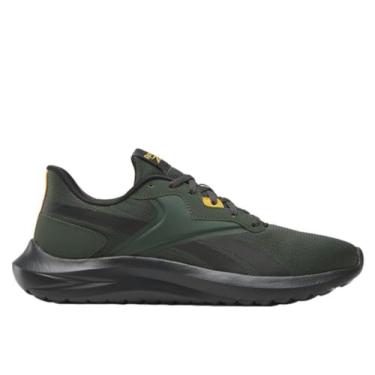 Imagem de Reebok Tênis masculino de cano baixo, Grão verde lavado preto grão dourado, 41