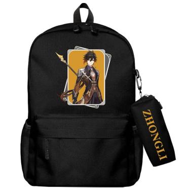 Imagem de Mochila escolar Anime Genshins Impactss para crianças