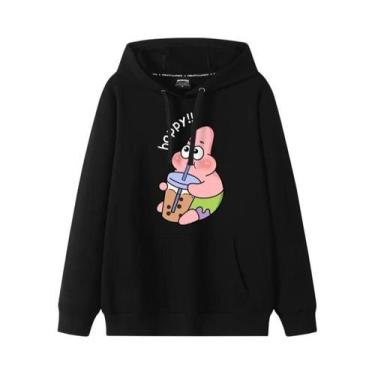 Imagem de Moletom Feminino De Outono Inverno Com Estampa De Anime SpongeBob, Est