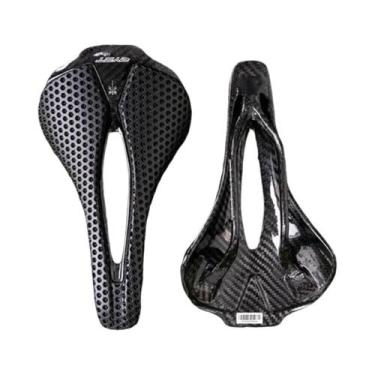 Imagem de Selim De Bicicleta De Corrida Ultralight Em Carbono 115g 7x9mm Almofad