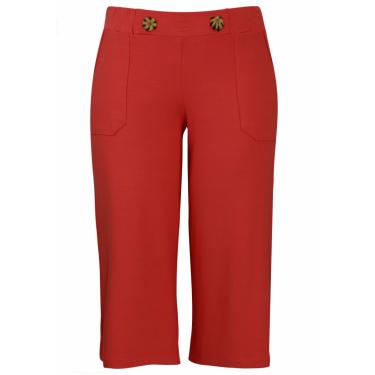 Imagem de Calça Pau a Pique Pantacourt Básica Coral