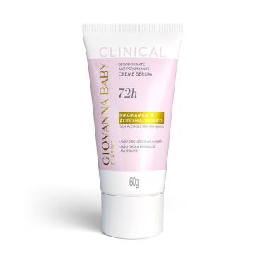 Imagem de Desodorante Giovanna Baby Classic Clinical Creme Antiperspirante 72H 60g