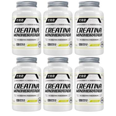 Imagem de Kit Com 6 - Creatina 100% Pura 500Mg 120 Capsulas FNB Sport Nutrition-Unissex