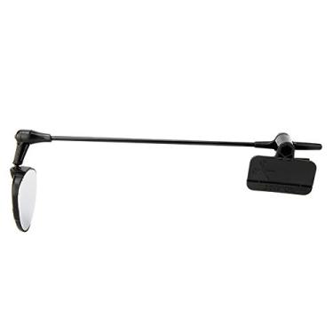 Imagem de Espelho retrovisor de bicicleta ajustável com material ABS rotativo, para capacete