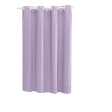 Imagem de Cortina Box Banheiro Impermeável Anti-Mofo 140x200 com Ilhós – Cortina de Banheiro para Box Varão Simples (Lilás)