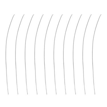 Imagem de Zerodis Agulha de Inoculação Reutilizável, 10 Unidades de Aço Inoxidável Com Ponta Redonda para Microbiologia, Ferramentas para Estrias de Células, Ferramenta de Inoculação de Biologia