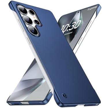 Imagem de GRECAZO Capa ultrafina fosca projetada para Samsung Galaxy S25 ultra sem moldura 17.5 cm fina minimalista leve fosca capa protetora sem bordas - azul marinho