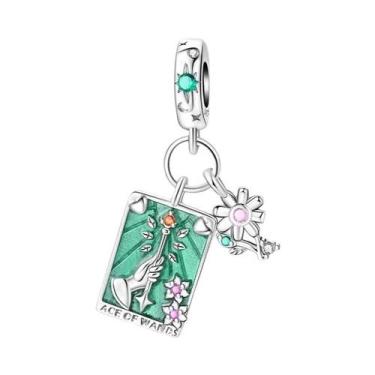 Imagem de Pingentes De Tarô Sol, Lua E Estrelas Em Prata Esterlina 925 Para Puls