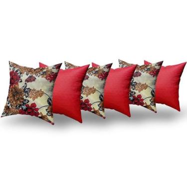 Imagem de Almofadas Decorativas 6 Unidades Com Ziper e Refil de Silicone - RT, K