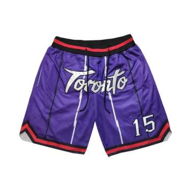 Imagem de Bermudas De Basquete Bordadas Soltas Para Homens E Mulheres, Verão, Tr