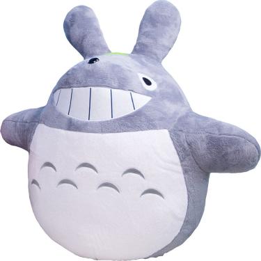 Imagem de Brinquedo de boneca de pelúcia Totoro Grey Grinning 20cm