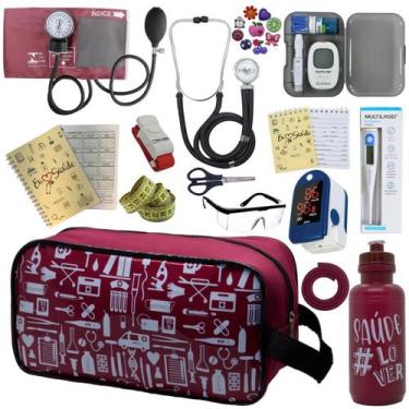 Imagem de Kit De Enfermagem Completo Medidor Glicose Aparelho Pressao - P.A. MED