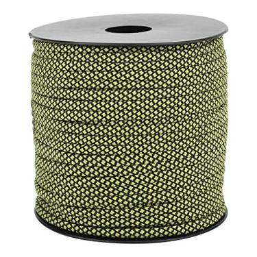 Imagem de Generic Corda de Acampamento Durável Paracord de 7 Núcleos para Sobrevivência Em Emergências, Cordão de Barraca Grosso de 50M 4MM para Entusiastas Ao Ar Livre Vermelho Preto (#2)