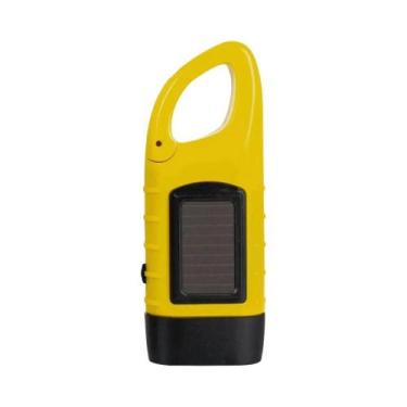 Imagem de Lanterna LED Solar Com Manivela Para Camping, Luz De Tocha Com Dinamo 