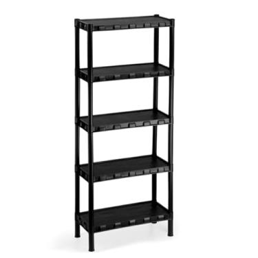 Imagem de Estante Prateleira Organizadora de Plástico Modular Multiuso para Cozinha e Quarto Sapateira (5 Prateleiras)