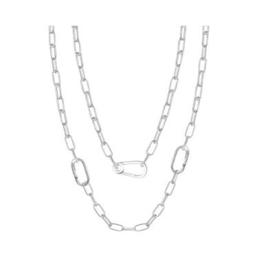 Imagem de Colar Com Pingente De Coração E Laço Em Prata 925 Para Mulheres, Joia 