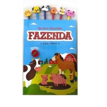 Imagem de Um Livro Divertido! Fazenda - Para Colorir - Happy Books