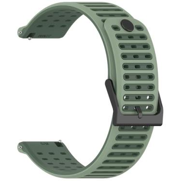 Imagem de Gheper Pulseira de 22 mm compatível com Suunto Vertical 2, Race 2, Run, Race S, Race, 9 Peak Pro, 5 Peak Smartwatch Pulseira de substituição esportiva de silicone macio
