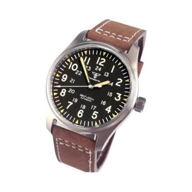 Imagem de Relógio De Mergulho Masculino 39mm Pilot Aviator Miyota8215 Automático