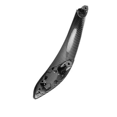 Imagem de Compatível Com Bmw F30 F80 F31 F32 F33 F34 F35 Frente De Fibra Carbono Esquerda/direita Maçaneta Da Porta Interna Do Carro Guarnição Puxar Painel 3/4 Série Alças(Rear Right 1Pc)