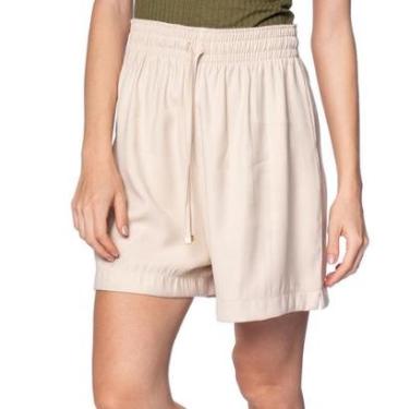 Imagem de Short Feminino Endless Alfaiataria com Elástico Bege Claro-Feminino