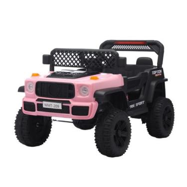 Imagem de Jipe Infantil Elétrico W2 Bang Toys com Design Off Road, Luzes, Sons, 