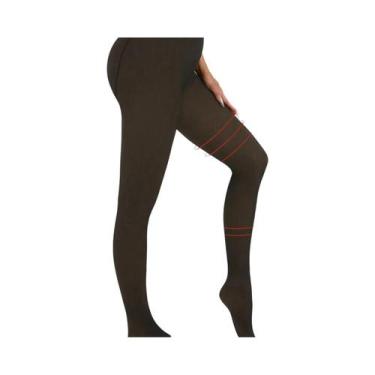 Imagem de Meia-calça Térmica Feminina De Cintura Alta 220g, Grossa, Alta Elastic