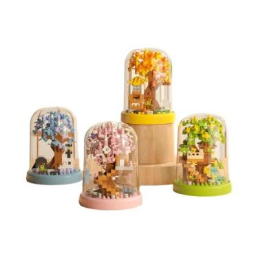 Imagem de Mini Casa Na Árvore Infantil: Brinquedo De Blocos De Montar, Caixa De 