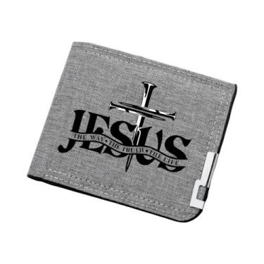 Imagem de Carteira Masculina De Lona Com Vários Compartimentos Para Cartões, Bol