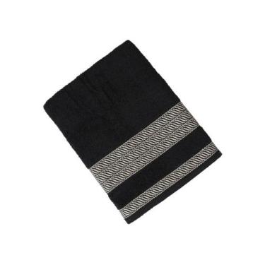 Imagem de Toalha De Banho Siena De Algodão Atlantica Preto - Toalhas Atlantica, 