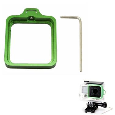 Imagem de Proteção Anel Metálico Verde para Caixa Estanque de GoPro 3+ e 4