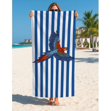 Imagem de Toalha Banho E Praia Verão Tropical Natureza Fauna Flora - Use Thuco, 
