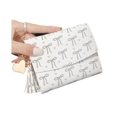 Imagem de Carteira Curta Multifuncional Feminina De Moda, Porta-Cartões De Crédi