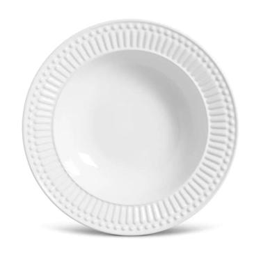Imagem de Prato Fundo Roma Branco Ø22cm Mesa Posta Porto Brasil