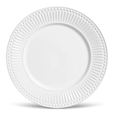 Imagem de Prato Raso Roma Branco Ø26cm Mesa Posta Porto Brasil