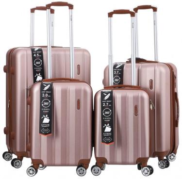 Imagem de Mala De Viagem Rígida Abs 4 Peças Rodinhas 360º Expansível