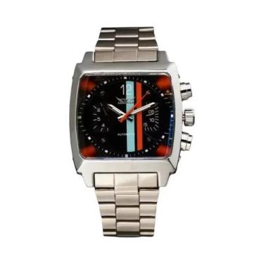 Imagem de Relógio Mecânico Automático Masculino Com Mostrador Quadrado Retrô JAR