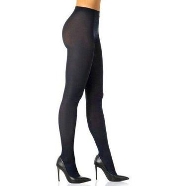 Imagem de Meia calça  loba fio 40  warm preto feminino, M, Preto