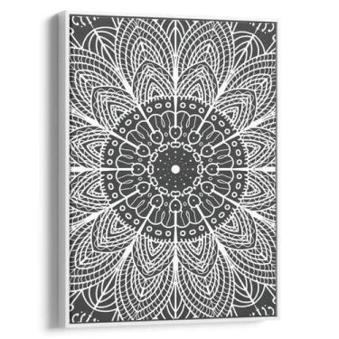 Imagem de Quadro Mandala de Energias e Simetrias Eternas - Mioquadros, 120x80 cm