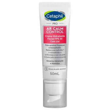 Imagem de Creme Hidratante Facial FPS30 com Cor Cetaphil Pro Ar Calm Control, 50