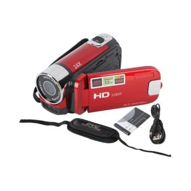 Imagem de Câmera Com Tela Rotativa 4K 48MP, Câmera De Vídeo Para Vlogging De 2,7