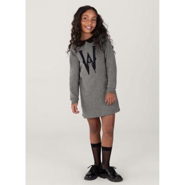 Imagem de Vestido Wandinha Infantil Menina Brandili